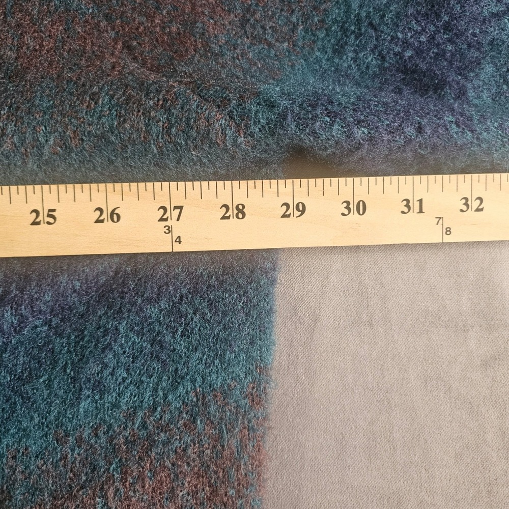 Original Use Mens XXL Teal Purple Striped Fuzzy Knit Button Front Cardigan NWT - Picture 4 of 9